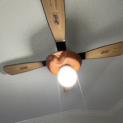Kids Ceiling Fan Baseball Themed 