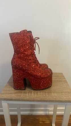 Chunky platform ankle boots