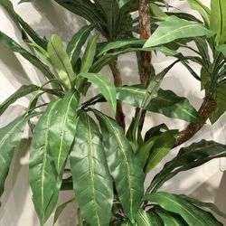 Tall Artificial Indoor Tree w/ Modern Pot – Realistic Luxury Home Decor 