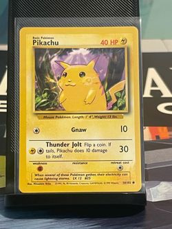 1999 Pikachu 058/102 Base Set Regular (5)