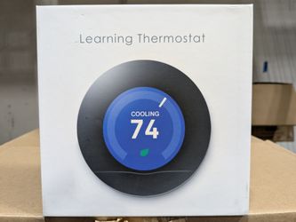 Google Nest Learning Thermostat (3rd Gen) - white (Renewed) - $100