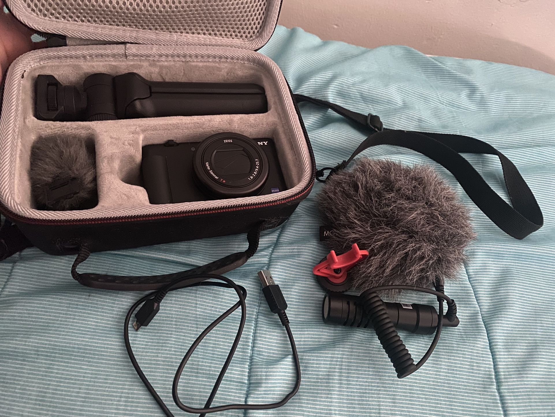 Sony ZV 1 20.1 Megapixel Digital Camera With Accessories