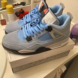 Brand New Jordan 4 Uni Blue With Box Size 11