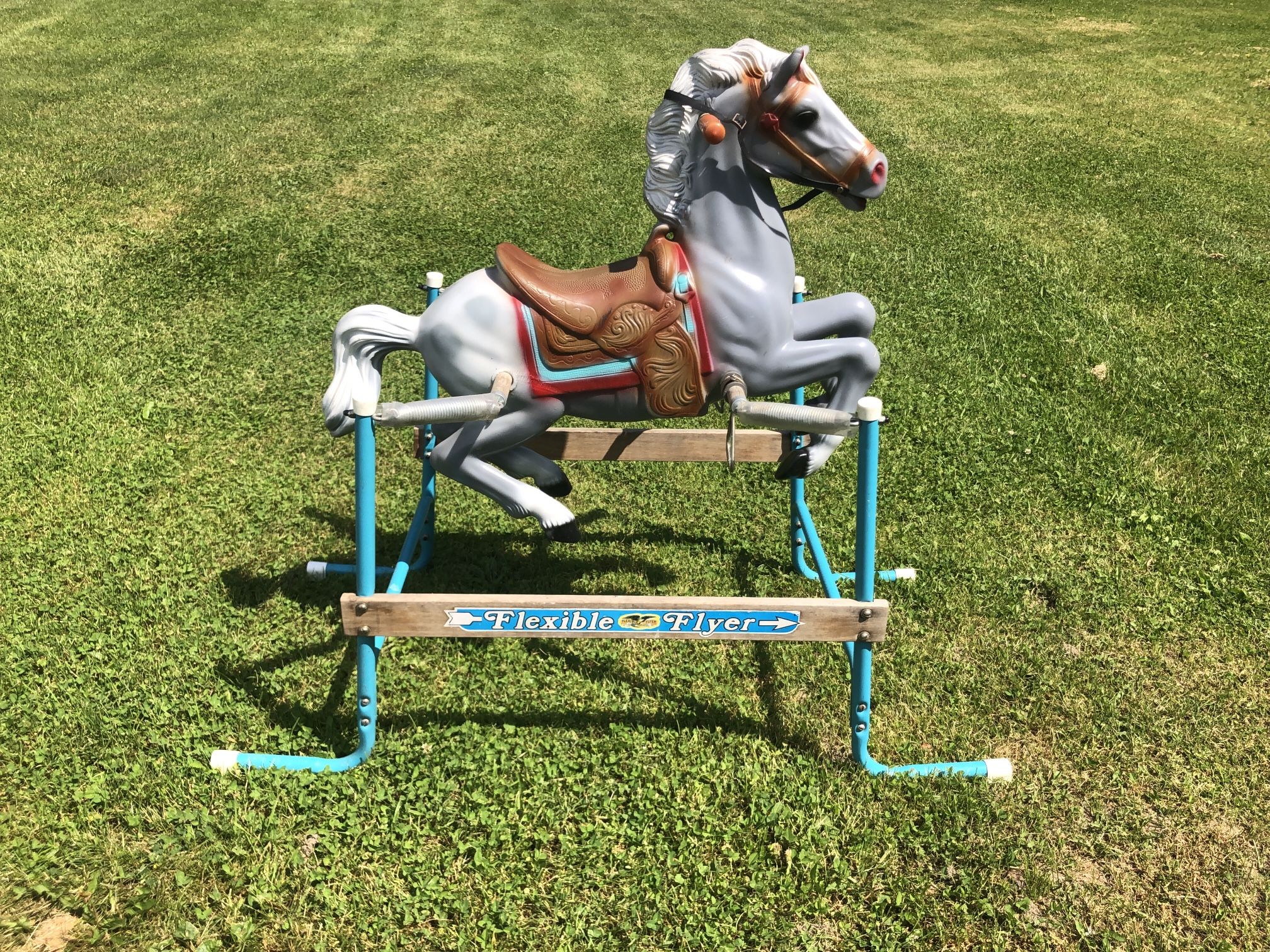 Flexible Flyer childs spring motion riding horse
