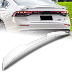 For 2023-2026 Honda Accord Sedan W-Power Pearl White Duckbill Rear Trunk Spoiler -(2-SP-9102-APWH