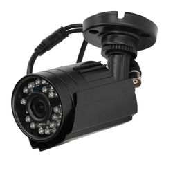 4PACK 1080P HD-TVI Security Camera for Home Office Surveillance CCTV System - Bullet BNC Camera with Night Vision Black