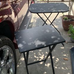 2 Mesas 1 Plástico 1 Madera Dóblales