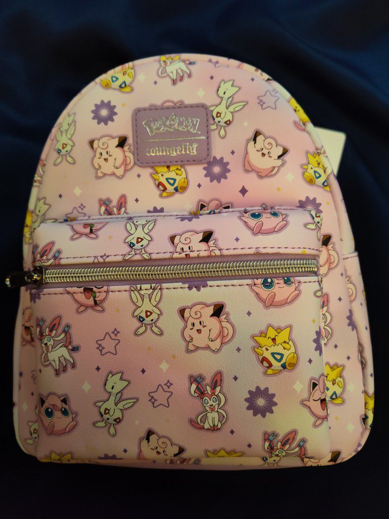 Pink Pokemon Loungefly Backpack New $45
