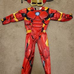 Iron Man Toddler costume with face mask