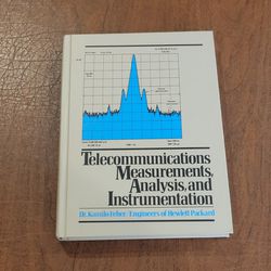 Telecommunications Measurements: Analysis and Instrumentation Feher 
1987. Pre-owned,  good shape, minor marks, binding tight, cover in good 
shape