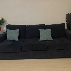 Bonaterra Living Spaces Blue Couch 99”