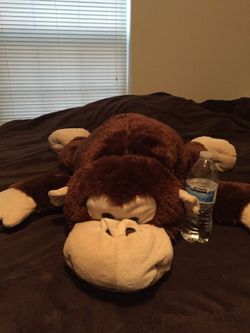 Giant monkey floor stuffed animal