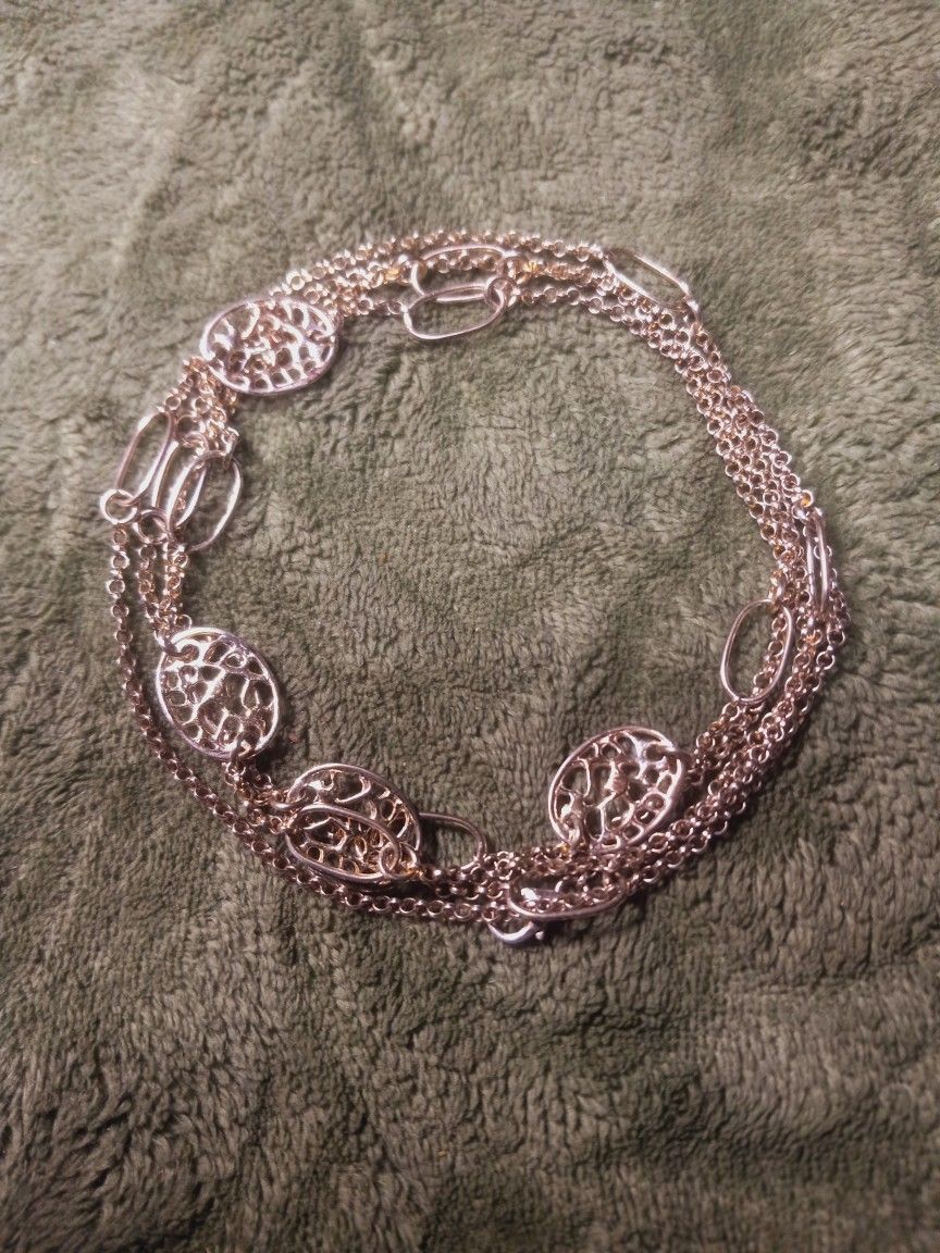 St.Silver Necklace 40"-10.60 Grams 1st Come 1st Served