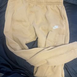 Tan Nike Sweatpants Joggers XL