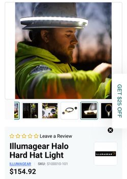 Headlamp Illumagear Halo Hard Hat Light 360