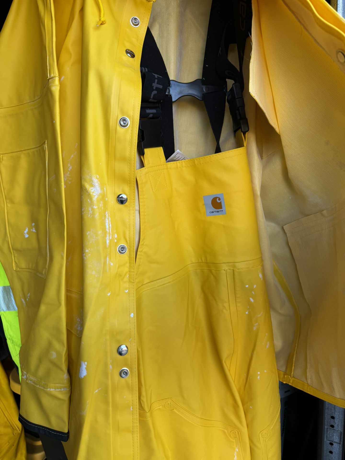 Carharrt Rain Bib and Jacket
