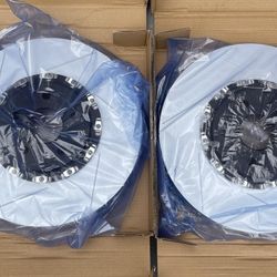 Jeep Grand Cherokee Trackhawk & Hellcat Durango Front Slotted 2pc Rotors