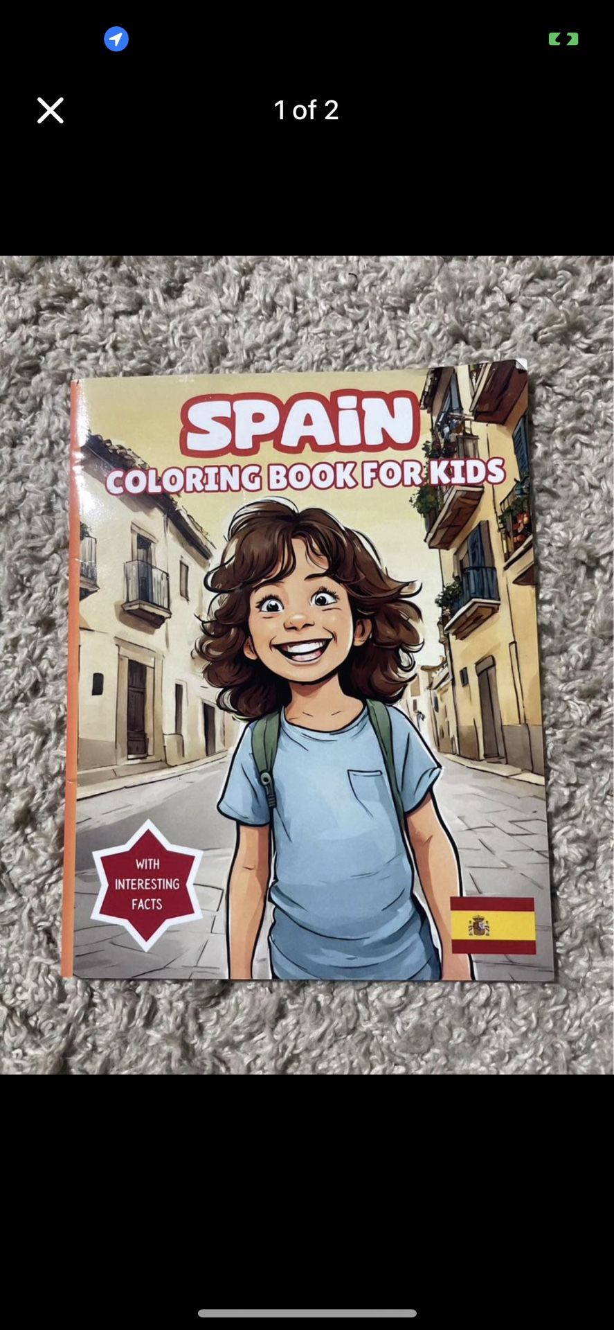 Spain Coloring Book for Kids - with Interesting Facts