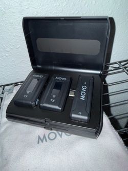MOVO Wireless Lav Microphones 2 Set