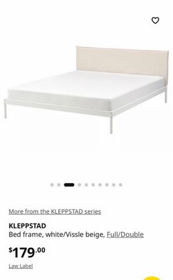 IKEA KLEPPSTAD Full Bedframe (Light Use - Guest Bedroom)