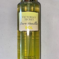 Missing 5% VICTORIA'S SECRET BARE VANILLA SOL BODY MIST 8.4 FL OZ LIMITED EDITION