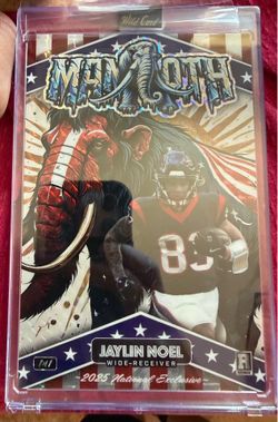 2025 Wild Card Mammoth National Exclusive Dino-Might Jaylin Noel RC 1/1