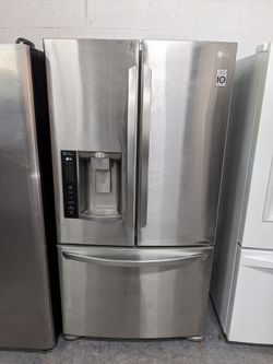 LG REFRIGERATOR NEVERA FRIDGE HELADERA FREEZER COOLER NICE CONDITION 36" wide 70 high