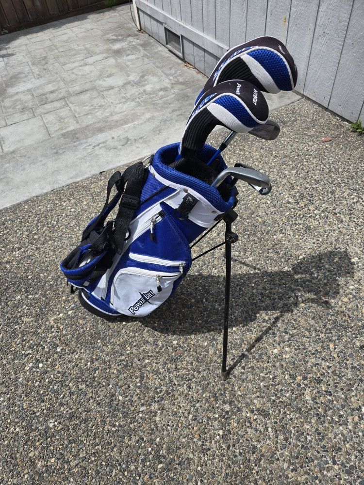 Power Bilt Lil Slugger Junior 5 Pc Kids Golf Club Set RH w/ Standard Bag