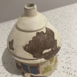 Antique Hand Painted Incense Burner