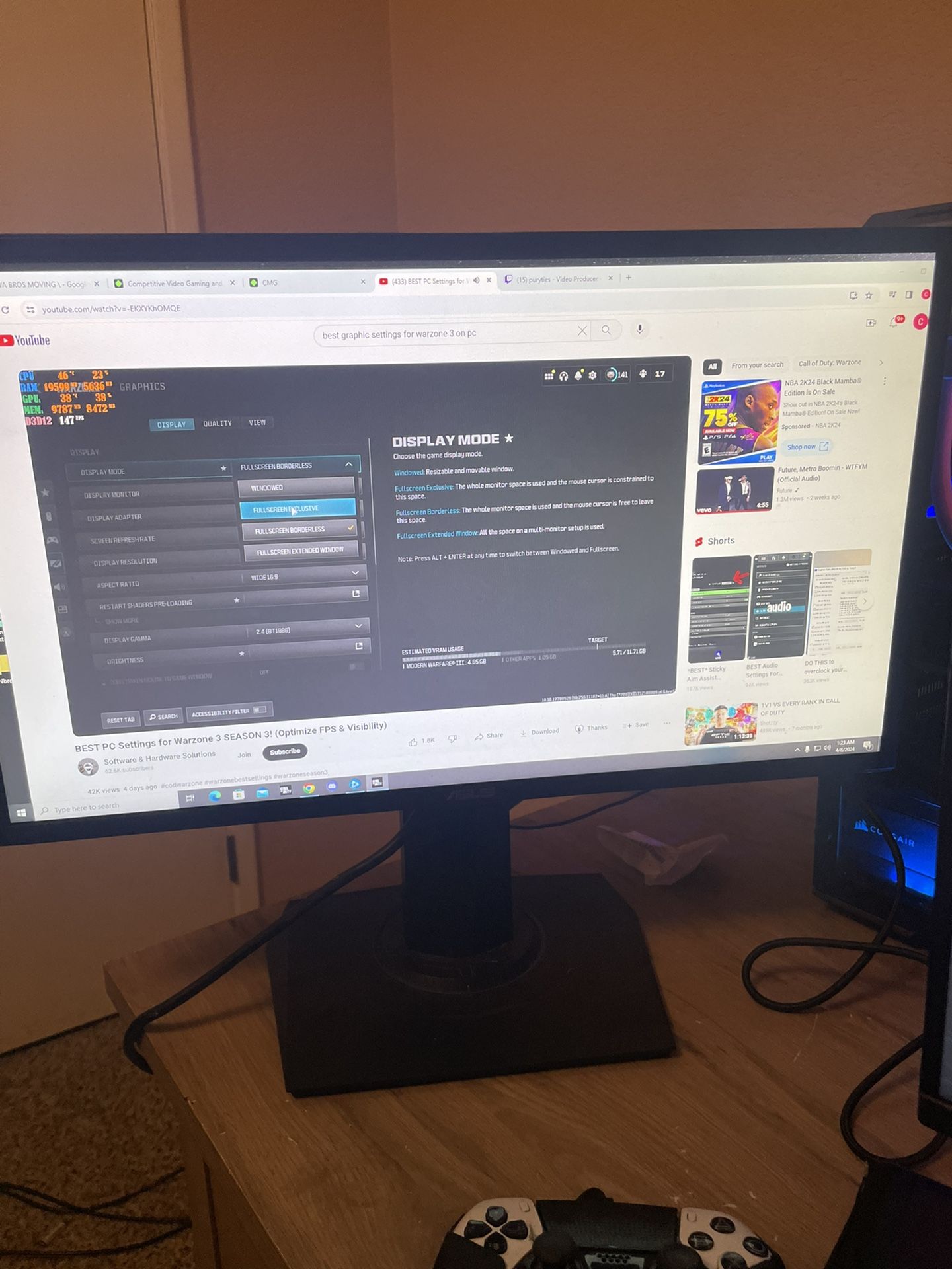 1 Ms Gaming Monitor 