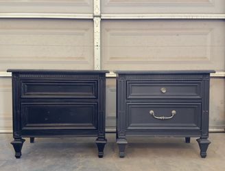 Project Night Stands (x2) Black/Blue