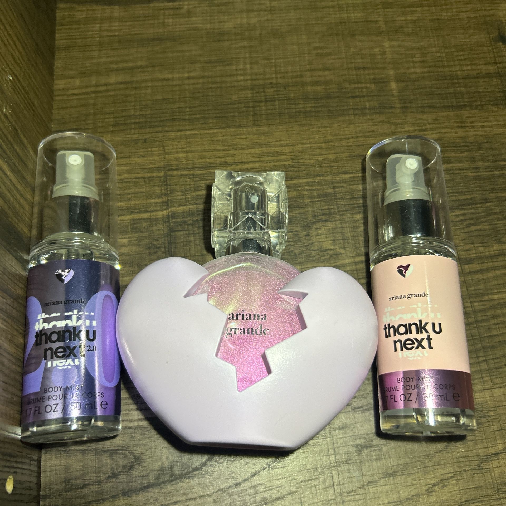 Ariana Grande Thank You Next 2.0 Body Most, Perfume And Reg Thank You Next Body Mist