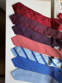 Pack of 7 silk Ties designer Boss and more