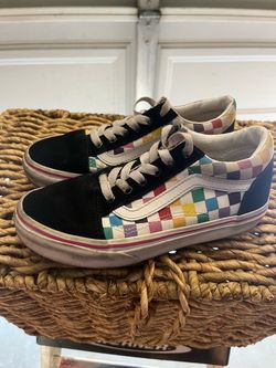 Vans Old Skool Rainbow Checkerboard Sneakers