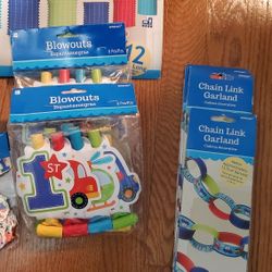 Boy's Ist Birthday Decorations 