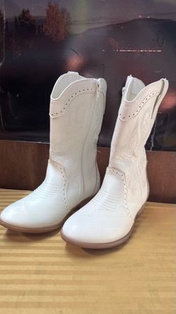 Kids Embroidery Western Cowboy Boots - Size 12