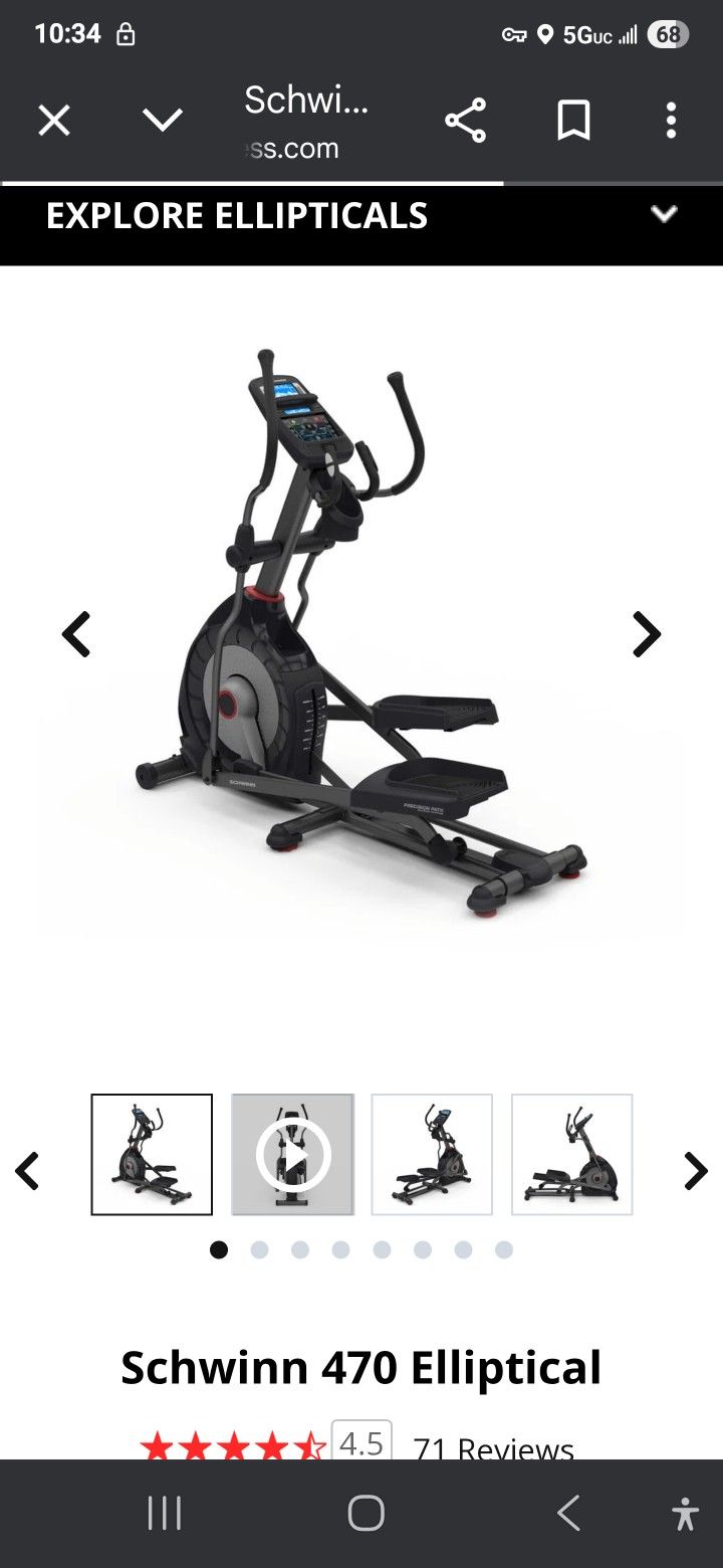 Schwinn 470 Elliptical