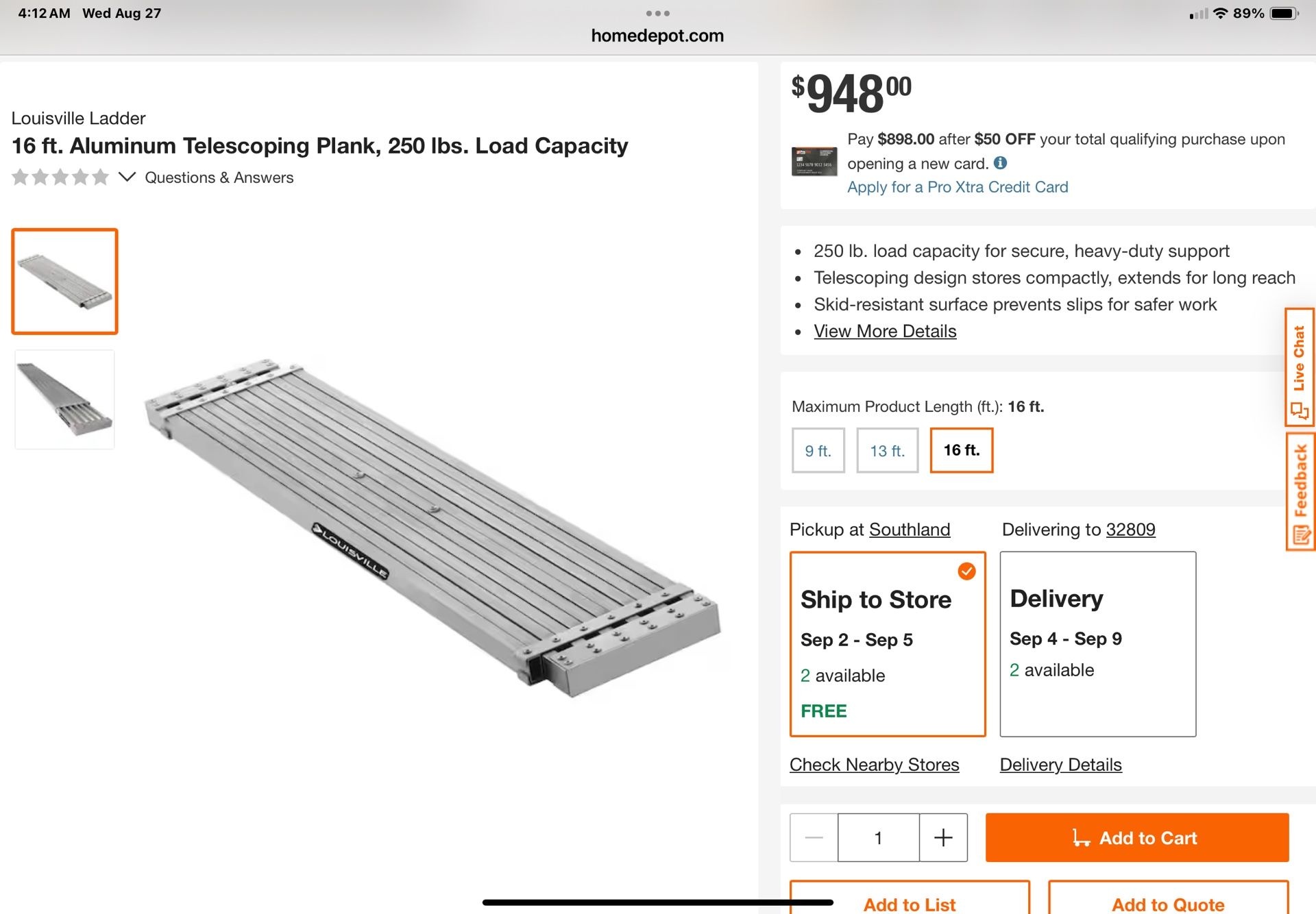 Extendable Planks