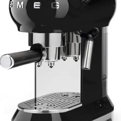 SMEG Espresso Machine, 1 liters, Black ECF01 BLUS