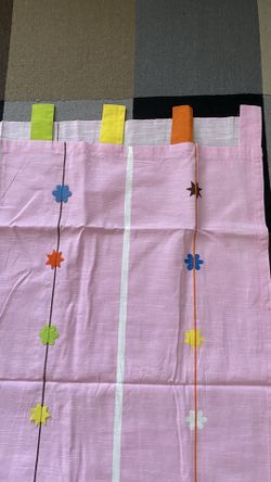 Pink IKEA Curtains