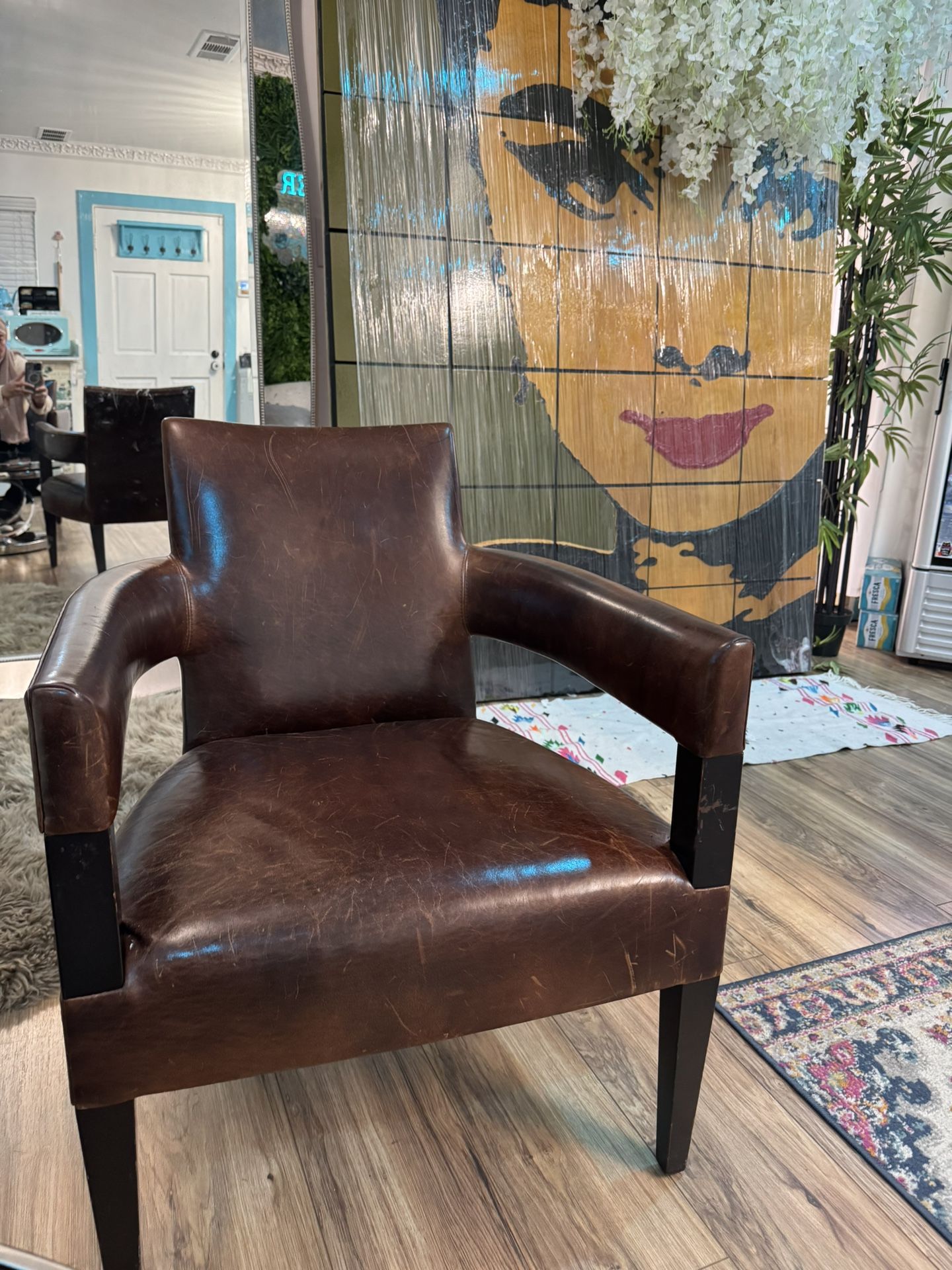 Leather Rustic Armchair 
