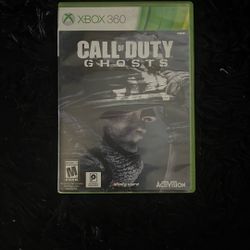 Xbox 360 Call of Duty Ghosts (scratched)