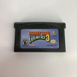 Nintendo Gameboy Advance Donkey Kong Country 3 Video Game