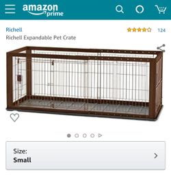 Richel expandable pet crate