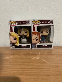 Funko Pop Bride of Chucky Chucky #1249 & Tiffany #1250 Set