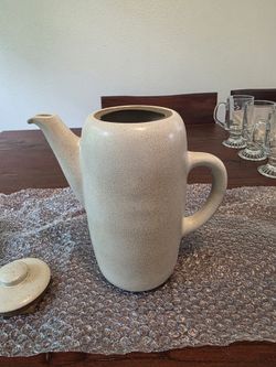 Antique heath ceramic tea pot