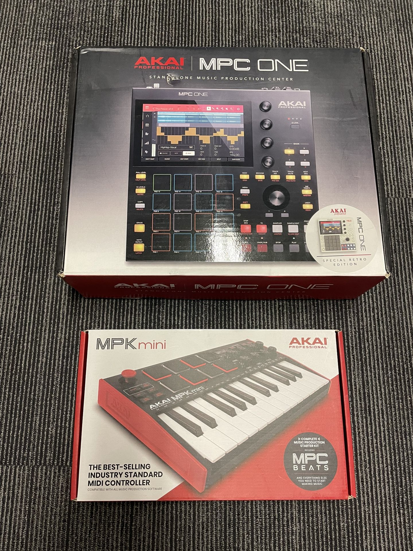 Akai MPC One and MPK Mini