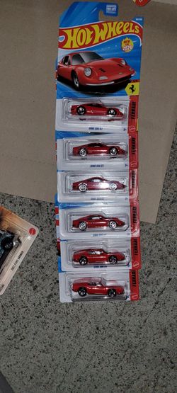 Hot Wheels Ferrari Dino 206 GT – Lot of 6