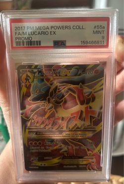 2017 Lucario EX #55a PSA 9