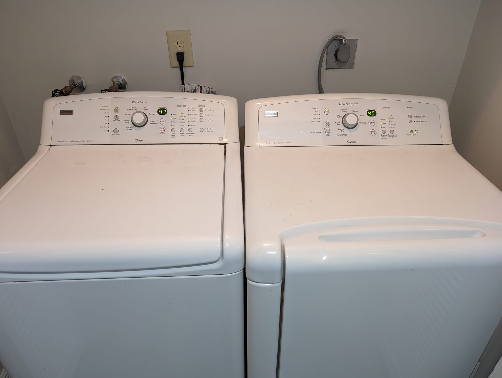 Washer and Dryer - Kenmore 